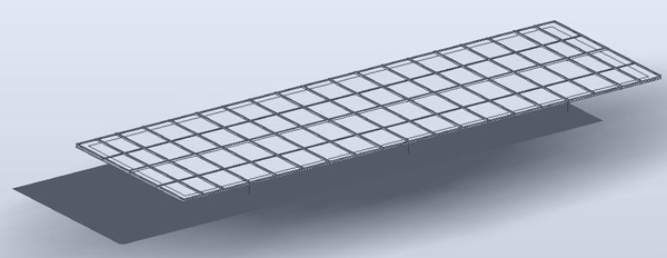 img  - Supanta metalică a Complexului comercial 